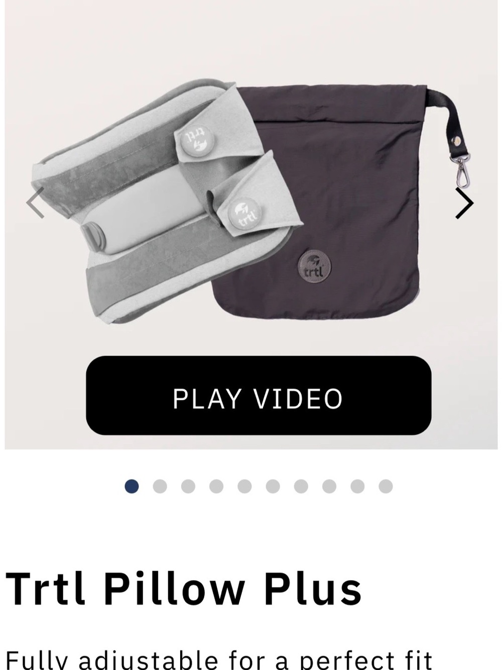 TRTL Travel Pillow Plus